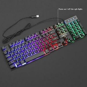 Gaming Keyboard with LED colorful lights